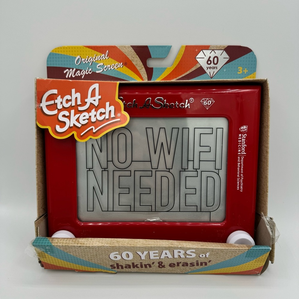 Etch A Sketch 60th Anniversary Edition Red Drawing MagicScreen 2020 NEW IN BOX